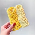 thumbnail image 5 of Elastic Seamless Hair Rope Head Tie for Women Candy Colored 50 Pack Mori Stretchable Ponytail Holders, 5 of 9