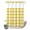 PaleGoldenRod, variant on No Hook Shower Curtain, Green Farmhouse Shower Curtains for Bathroom with See Through Top Window, Buffalo Plaid Check Lattice White Grid Waterproof & Washable Bath Curtain Extra Long 72"x84"