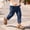 Navy, variant on Boys Girls 100% Cotton Linen Lightweight Pants Pull On Joggers Active Pants for Kids