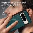 thumbnail image 4 of ELEHOLD PU Leather Case For Google Pixel 8 Pro Slim Magnetic Shockproof Cover, [MagSafe Compatible], [Lens&Screen Protection], Drop protection Case - Green, 4 of 11