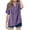 Purple, variant on Taqqpue Girls Button Down Shirts Kids Short Sleeve V Neck T Shirts Casual Collared Cute Blouse Summer Classic Tops Shirt