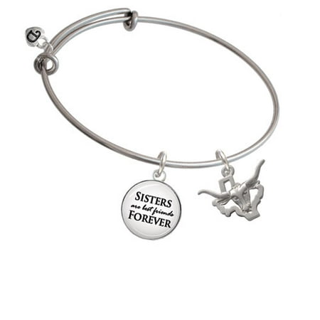 Longhorn - Texas Sisters are Best Friends Bangle