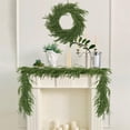 thumbnail image 4 of Christmas Pine Garland Artificial Norfolk Pine Garland Faux Greenery Garland for Holiday Winter Indoor Outdoor Decor, 4 of 8