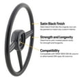 thumbnail image 2 of Speedway Motors 15 Inch Steering Wheel, Compatible with 1947-1954 Chevy GMC Truck, Fits 1969-1994 GM Tilt Columns, Satin Black Reproduction, 2 of 7