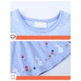 thumbnail image 5 of HWJAD Baby Girls Flutter Sleeve Princess Polk Dot Printed Dress Toddlers Spring Summer Dress Rabbit 5T, 5 of 6