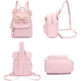 thumbnail image 3 of Mini mochila para niñas Dibujos animados más lindos para niños pequeños Lentejuelas Arco Orejas de ratón Bolsa de viaje Mochila escolar de hombro de moda Monedero Regalo para niñas adolescentes W, 3 of 5