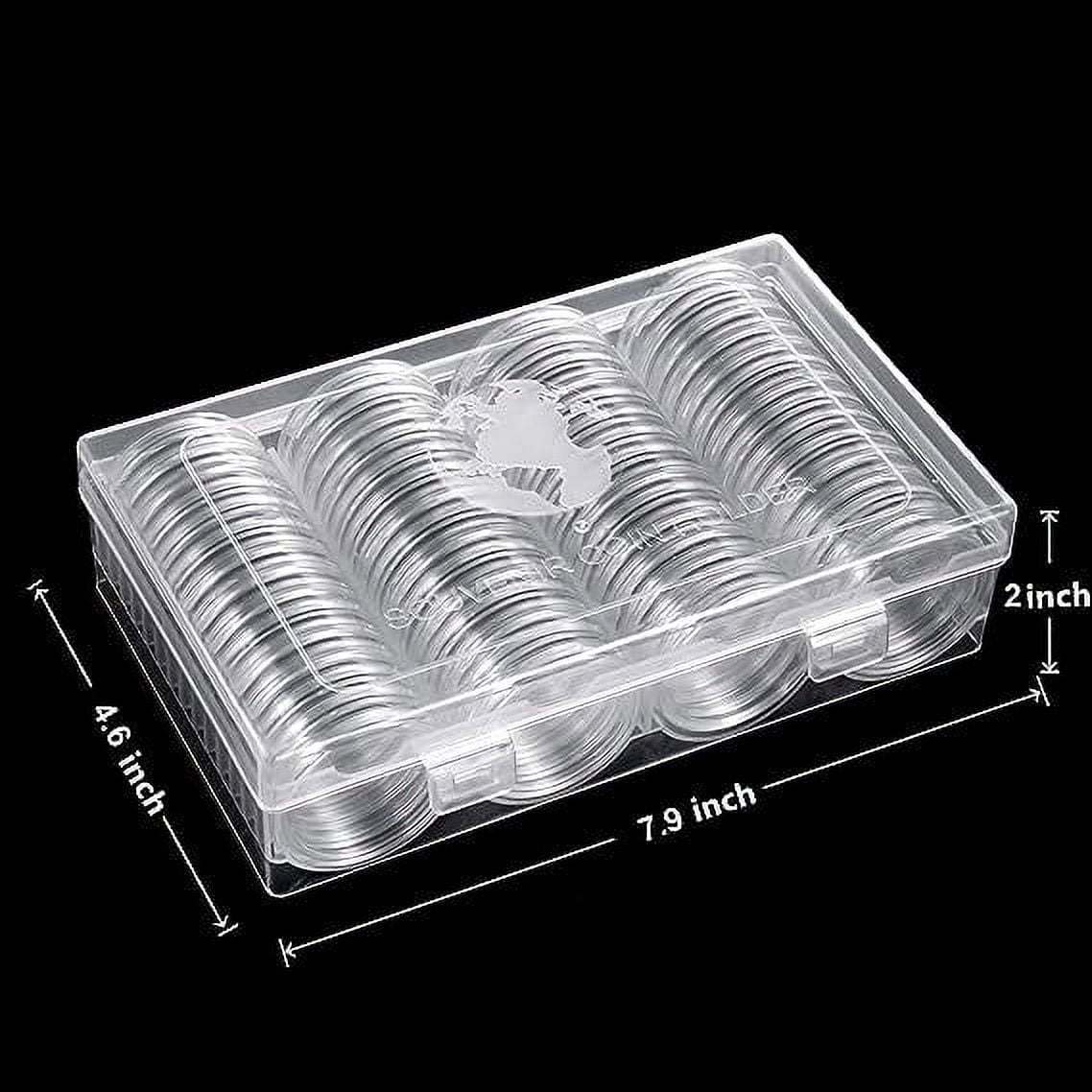 BLMHTWO 10 Pieces Coin Holder Coin Case Silver Rounds Coin Capsule Storage  Professional Silver Dollar Coin Holder Container for Collectors Silver Bar  Coin Collection Supplies - Yahoo Shopping