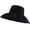 Black, variant on CoCopeaunts Wide Brim Bucket Hat Women Summer Autumn Folds Beige Bucket Cap Women Elegant Outdoor Shade Beach Fisherman Hat