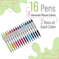 thumbnail image 2 of shiyou-- Bible Pens No Bleed Through, 16 Pack, Assorted Color, Bible Journaling Pens, 2 of 4