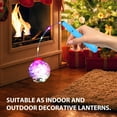 thumbnail image 4 of MEIBUTYUP 3-Piece Indoor Decorative Lantern Set with Multi-Color LED Lights for Cozy Home and Family Ambiance, 4 of 5