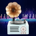 thumbnail image 1 of Retro Mini Fonógrafo Inalámbrico Bluetooth Reproductor De Música En Forma De Trompeta Subwoofer Radio Minnieouse EL017220-01, 1 of 5
