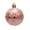 Pink, variant on Harlier 6PCS Vintage Christmas Ornaments Balls, 2.36'' Rustic Decorative Hanging Ornaments, Plastic Farmhouse Distressed Xmas Balls for Antique Traditional Style Christmas Tree Decorations