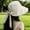 White, variant on Quick Dry Wide Brim Fisherman Sun Hat for Outdoor Activities  Adjustable Chin Strap, Lightweight Long Front Short Back Brim, Large Size Fit for Men Women