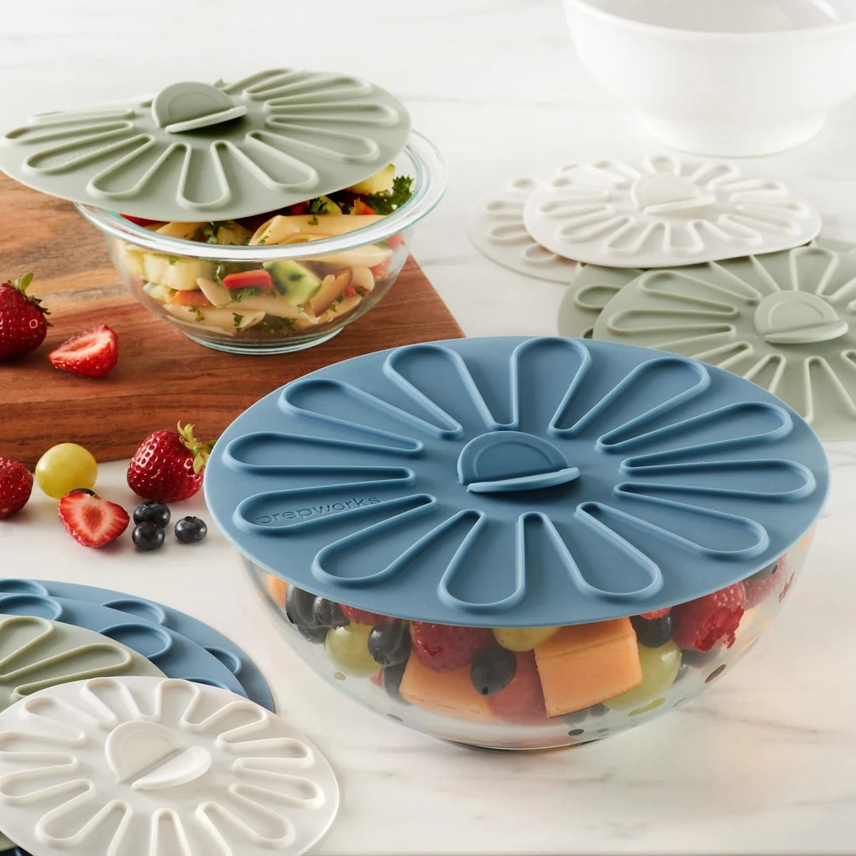 PrepWorks Multi-Function Silicone Lids, Set of 10