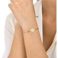 thumbnail image 3 of Let Them Dainty Colorful Beaded Bracelet, Self Worth Motivational Stainless Steel Engraving Tube Bracelets Inspirational Chain Crystal Energy Friendship Bracelet Jewelry for Women Men, 3 of 7
