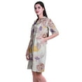 thumbnail image 3 of Moomaya Maternity Summer Clothe Printed Womens Nightgowns Cotton Sleepwear-S-XXL, 3 of 6