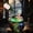 C - 1pc, variant on Halloween Skeleton Figurine Pouring Red Magic Potion Into Black Cauldron With Mist Smoke Effect. Spooky Resin Tabletop Statue For Haunted House Home Decor & Party