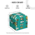 thumbnail image 4 of Kdxio Cartoon Dogs Print Tissue Box Cover,Square Decorative PU Leather Facial Paper Case Organizer Holder Dispenser for Bathroom,Night Stands,Desk,Car 5.2''X5.2''X5.2'', 4 of 8