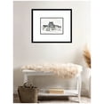 thumbnail image 3 of Kate and Laurel Framed Wall Art Print Postcard Paris by Teju Reval, 25 x 21, Svelte Noir Black Frame, Vintage, Architecture Art for Wall Decor, 3 of 8