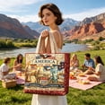 thumbnail image 3 of Luckky 250th Anniversary Tote Bag,1776-2026 Patriotic Quilted Shoulder Bag, 3 of 9