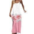 thumbnail image 6 of Elvqul Womens Maxi Dress Flowy Summer Dresses Pullover Tunic Boho Holiday Sleeveless Dress for Women Scoop Neck, Sizes S-5X, 6 of 9
