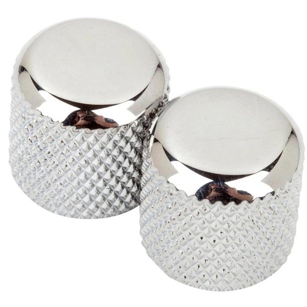 Domo para graves Knobs Fender Telecaster/Precision, cromado (2)