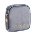 thumbnail image 1 of Bolsa de almacenamiento para Toallas sanitarias Sunnimix, Bolsa para Copa menstrual, 13x13x4cm, Gris, 1 of 8