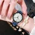thumbnail image 2 of Luminous waterproof watch ladies watch quartz watch Talking Watch Nylon Watches Large Number Digital Watch Leather Watch Band Watch Metal Nurses Watches Camping Watch Stretch Band Watches for Women, 2 of 2