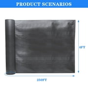 Garden Weed Barrier Fabric Multi Size Heavy Duty Landscape Weed Blocking Plastic Roll Cloth Water Permeable