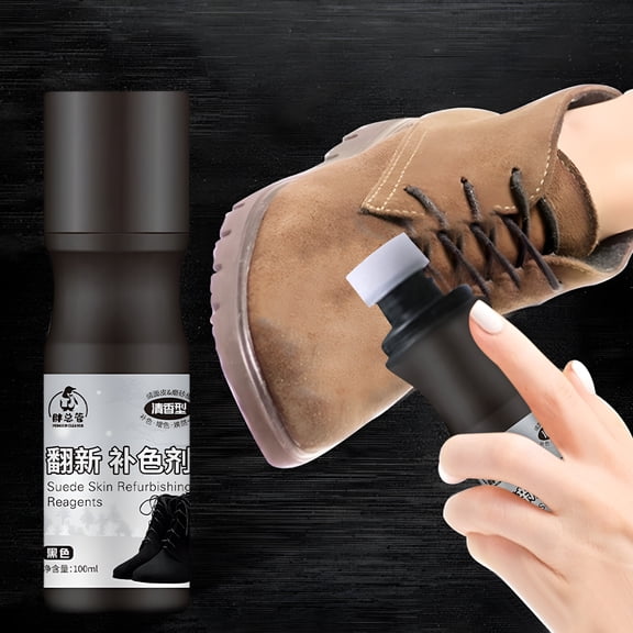 RAGUPEL Shoe Polish Suede Renovator Spray, Shoe Dye Suede Color Restorer, Restores Faded Suede for Sneakers, Shoes, Boots, Jackets, Purses, Nubuck and Suede Protector Spray