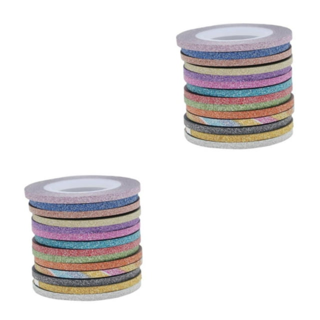 Guardoinrt 14pack/lot Nail Art Striping Tape Line For Stylish And Convenient Nail Good Random Color 3MM 2Set