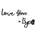thumbnail image 2 of Love You Bye Sign Above Door Wooden Door Topper Decoration, 2026 New Love You Bye Sign for Wall Door Hallway Entryway Decorations Express Loves and Warm, Black, 2 of 8