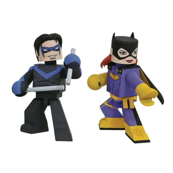 DC Vinimates Nightwing and Batgirl Vinyl Figure 2-Pack