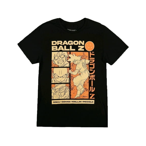 Men's Dragon Ball Z Black Graphic T-Shirt - Small