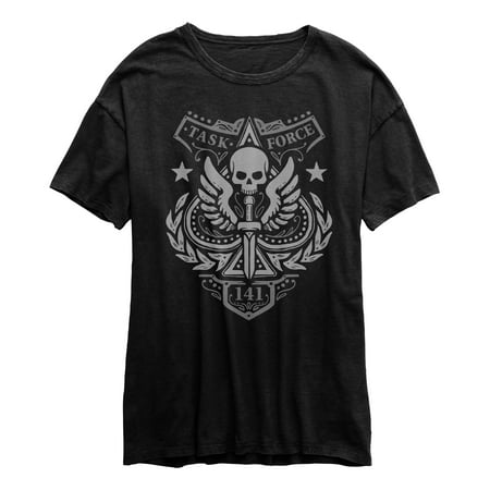 Call of Duty Modern Warfare MW2 Task Force Mens and Womens Short Sleeve T-Shirt (Black, S-XXL)
