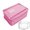Pink-PK-home supplies, variant on Home Portable Travel Shoe Storage Bag 11.8x8.3x4.5 Inch Foldable Multifunctional Organizer Carrying Box for Clothes Hand Carry Luggage Packing Polyester Korean Style Birthday Gifts