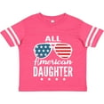 thumbnail image 3 of Inktastic All American Daughter USA 4th of July Parade Girls Toddler T-Shirt, 3 of 5