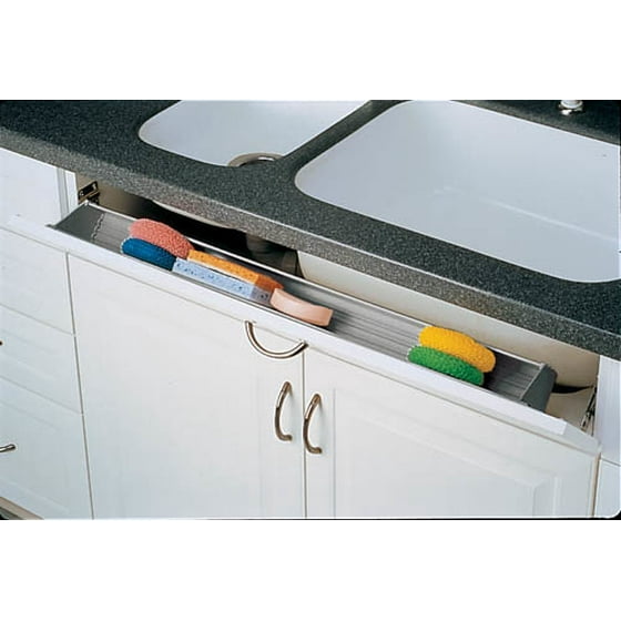 Rev A Shelf 6551 36 52 Series Sink Front Tip Out Tray With Pair Of Hinges End Caps