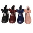 thumbnail image 3 of Women Booties, Ladies Bowknot Short Ankle Rain Boots Lightweight Chelsea Rainboots Shoes Outdoor Waterproof Booties Garden Shoes, 3 of 3