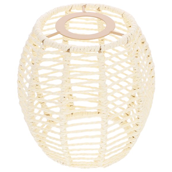 TEHAUX Pantalla Colgante Beige De Hierro Y Para Estilo Bohemio En Hogar