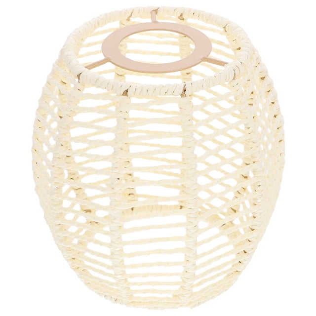 TEHAUX Pantalla Colgante Beige De Hierro Y Para Estilo Bohemio En Hogar