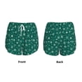thumbnail image 3 of Rateoe Christmas Snowflakes Printed 2 in 1 Women's Workout Shorts for Athletic Gym Running Shorts with Phone Pockets-X-Large, 3 of 7