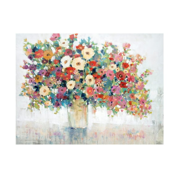 Trademark Fine Art Tim OToole Mix Flower Bouquet I Canvas Wall Art