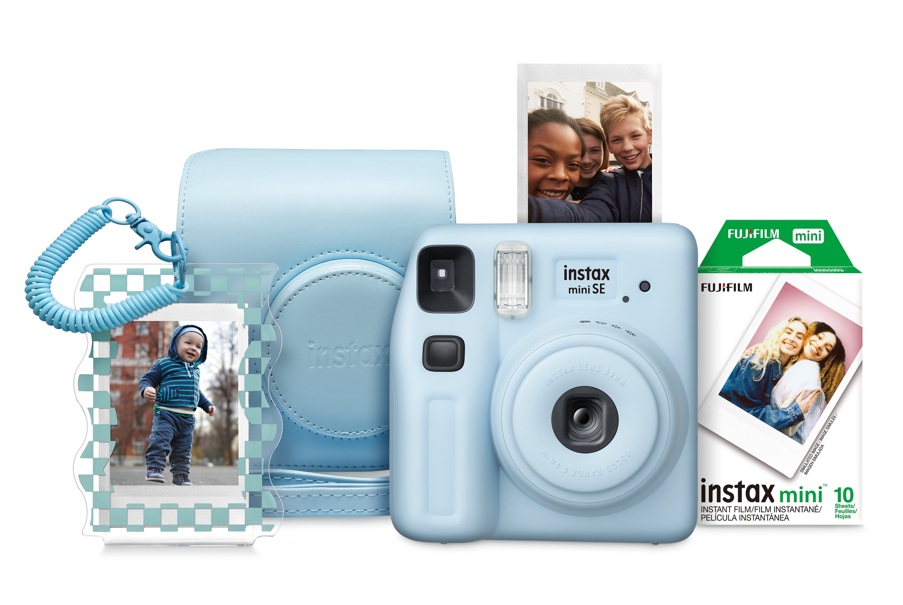 instax mini SE Instant Camera Bundle - Blue