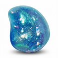 thumbnail image 2 of Blue Glitter Squishy Toy with Slow Rising Squeeze Design, 1-Pack, for Relaxation and Desk Decor, Relaxation Squeeze Toy, 2 of 3