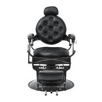 SalonMore Heavy Duty Aluminum Vintage Barber Chair All Purpose Hydraulic Recline Salon Beauty Spa Chair Styling Equipment