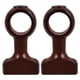 thumbnail image 1 of 2 soportes de madera para barra de cortina, resistentes, para montaje en pared, para baño, armario, accesorios para barra de cortina, 1 of 8