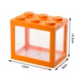 thumbnail image 2 of Mini Fish Tanks Row Aquarium Stackable Tanks Feeding Tanks Mini Reptile Row Box Desktop Decoration, 2 of 7