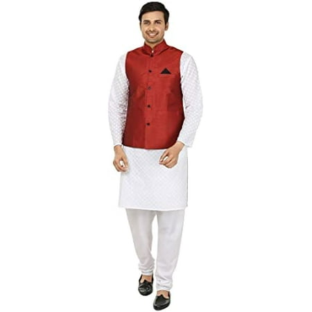 

Men s Silk Blend Fusion Wear Evening Jacket By Royal Kurta