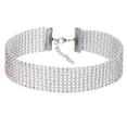 thumbnail image 2 of Kripyery Chain Choker Exquisite Workmanship All Match Aluminium Eye-catching Exaggerated Women Clavicle Necklace Jewelry Accessory, 2 of 8